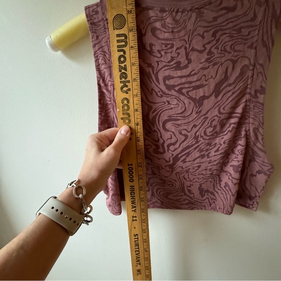 LULULEMON All Yours *Veil sheer crop tank top in Spiced Chai - Picture 7 of 7